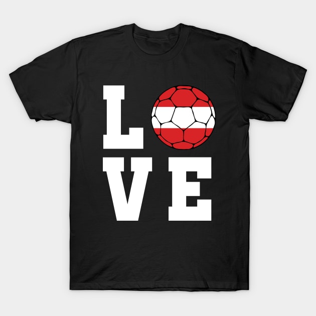 Austria Football T-Shirt by footballomatic